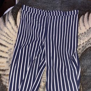 striped dress pants